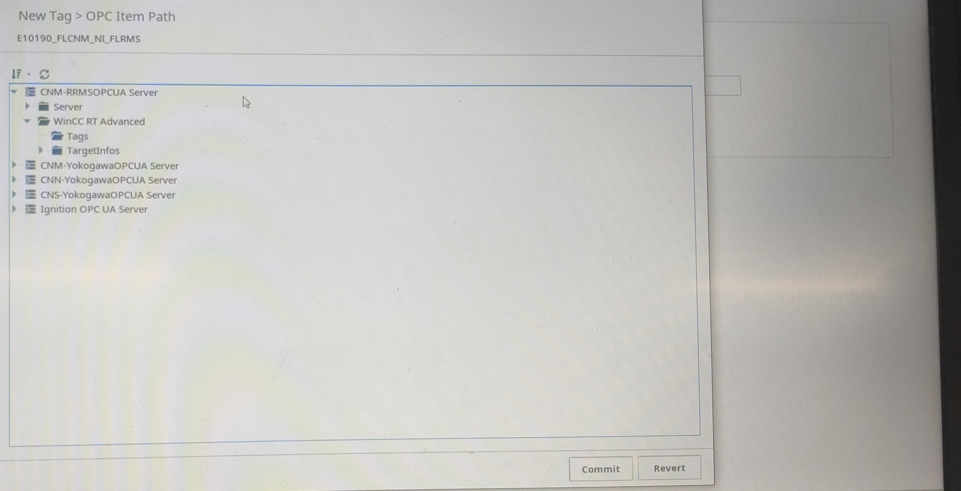 Tags are not visible in "OPC Quick Client" Ignition Inductive