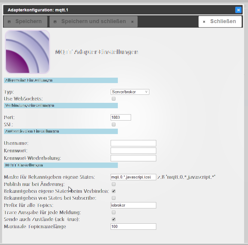 Versch. MQTT Broker und das Elend mit Tasmota.