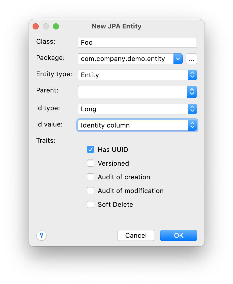 How to save entities with data manager without set id because auto