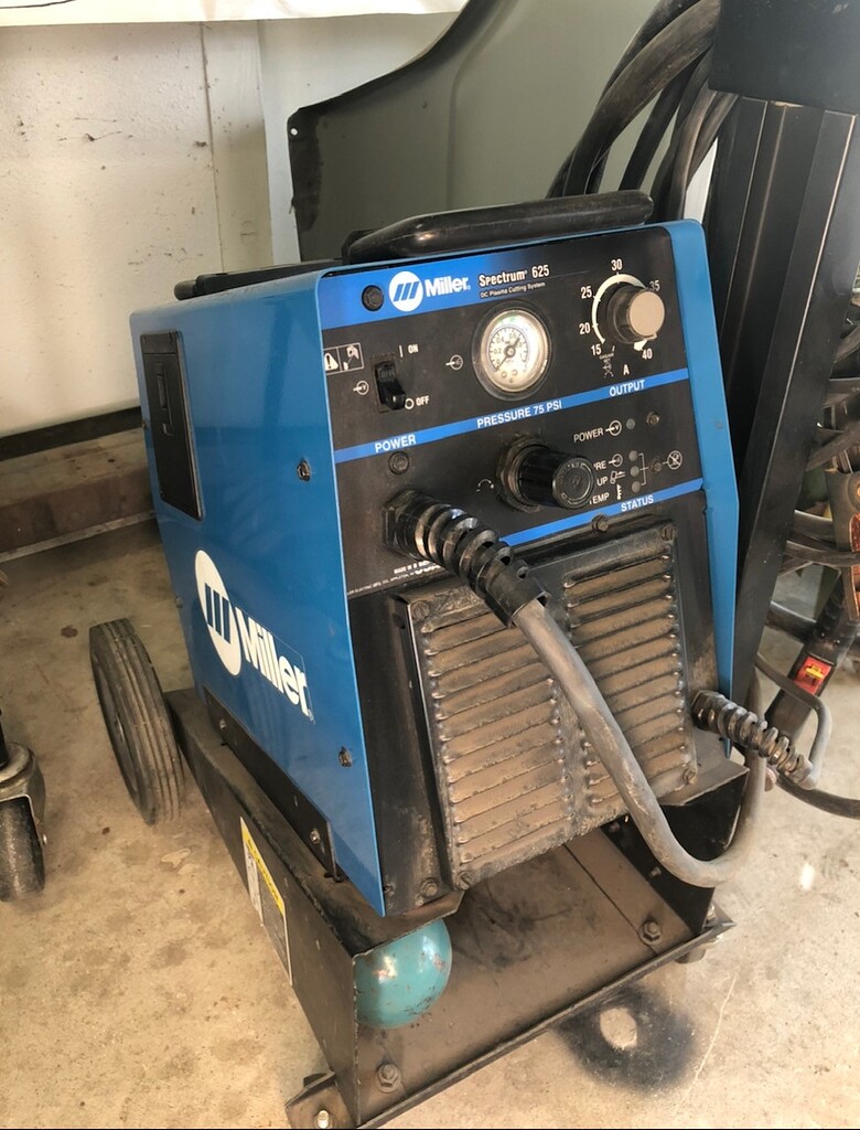 Anyone Using Miller Spectrum 625 (NOT XTREME VERSION) Plasma Cutters