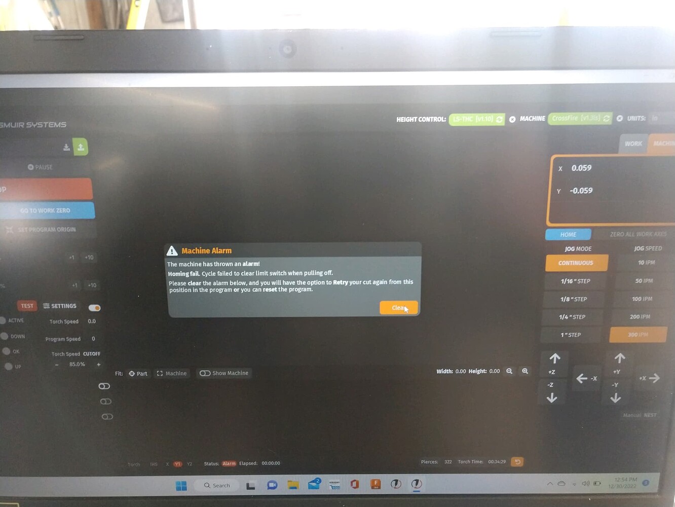 Limit Switch Homing Issues Troubleshooting Langmuir Systems Forum