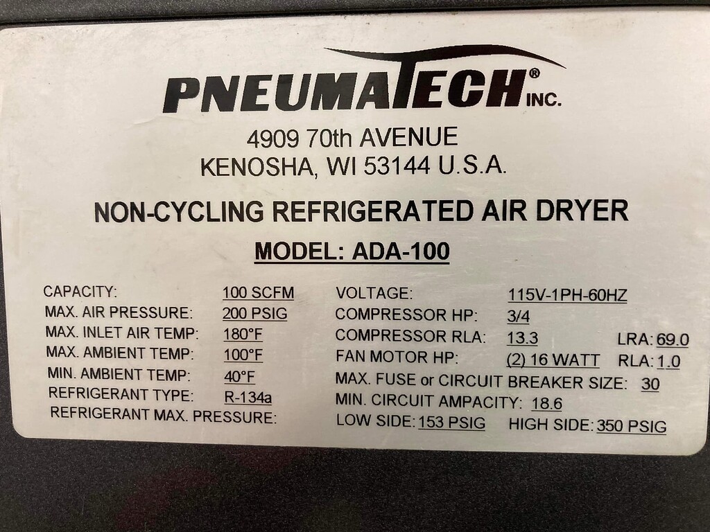 Air dryer requirements Langmuir Systems Forum