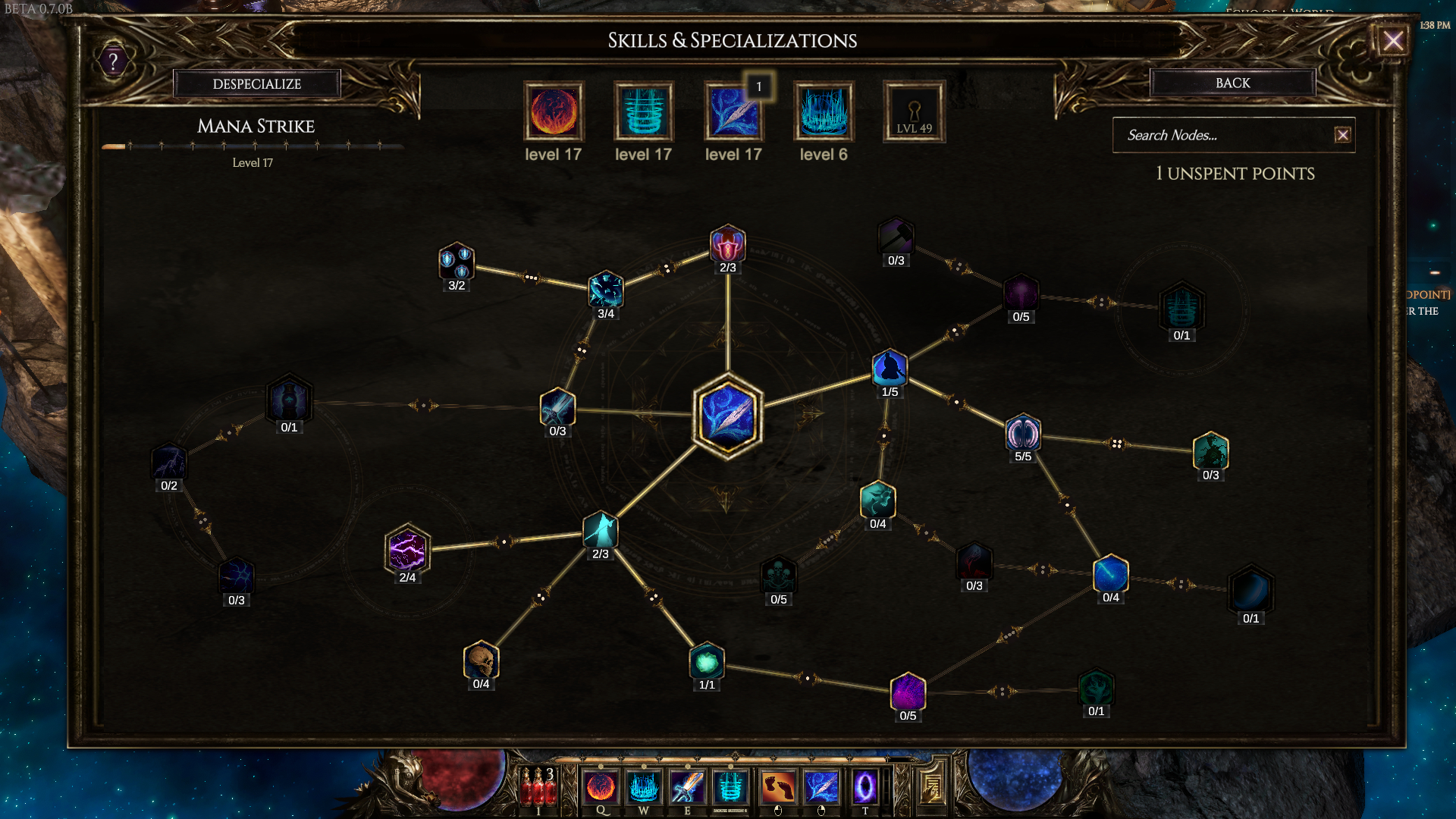 Points in skill specialization tree allocated above maximum (without me