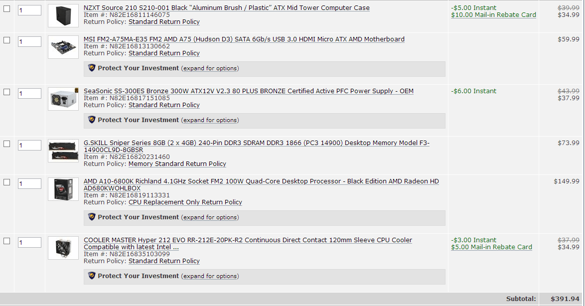 Budget Gaming Desktop Build a PC Level1Techs Forums