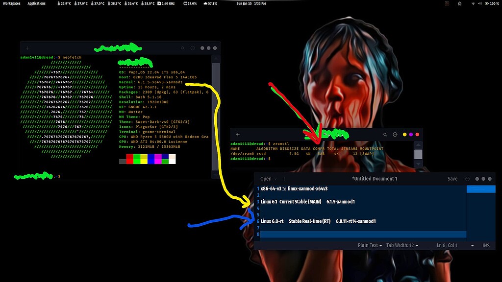 Help needed xanmod & zram tweaks Linux Level1Techs Forums