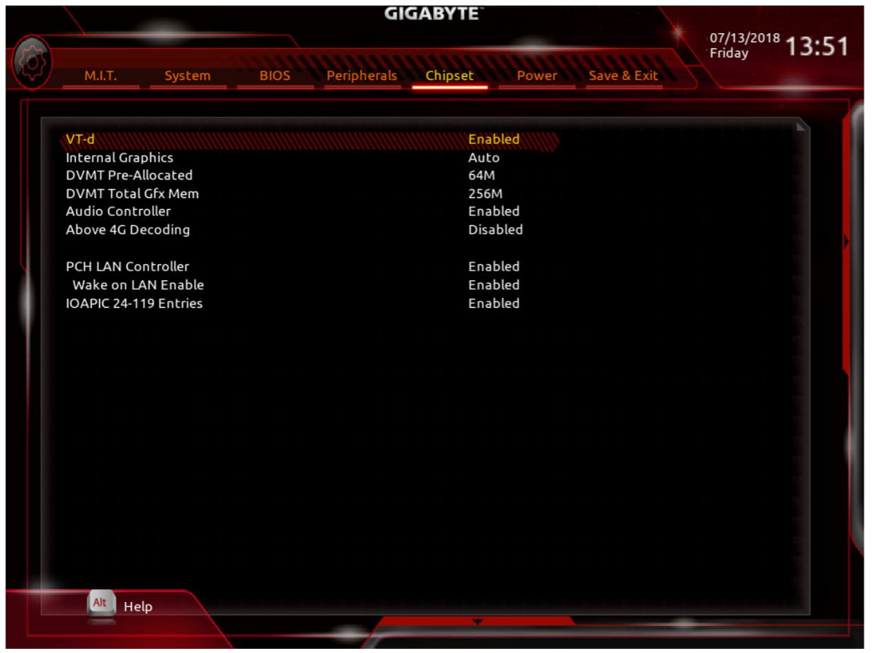 Bios Splash screen only visible from onboard graphics output and no display until os boot when