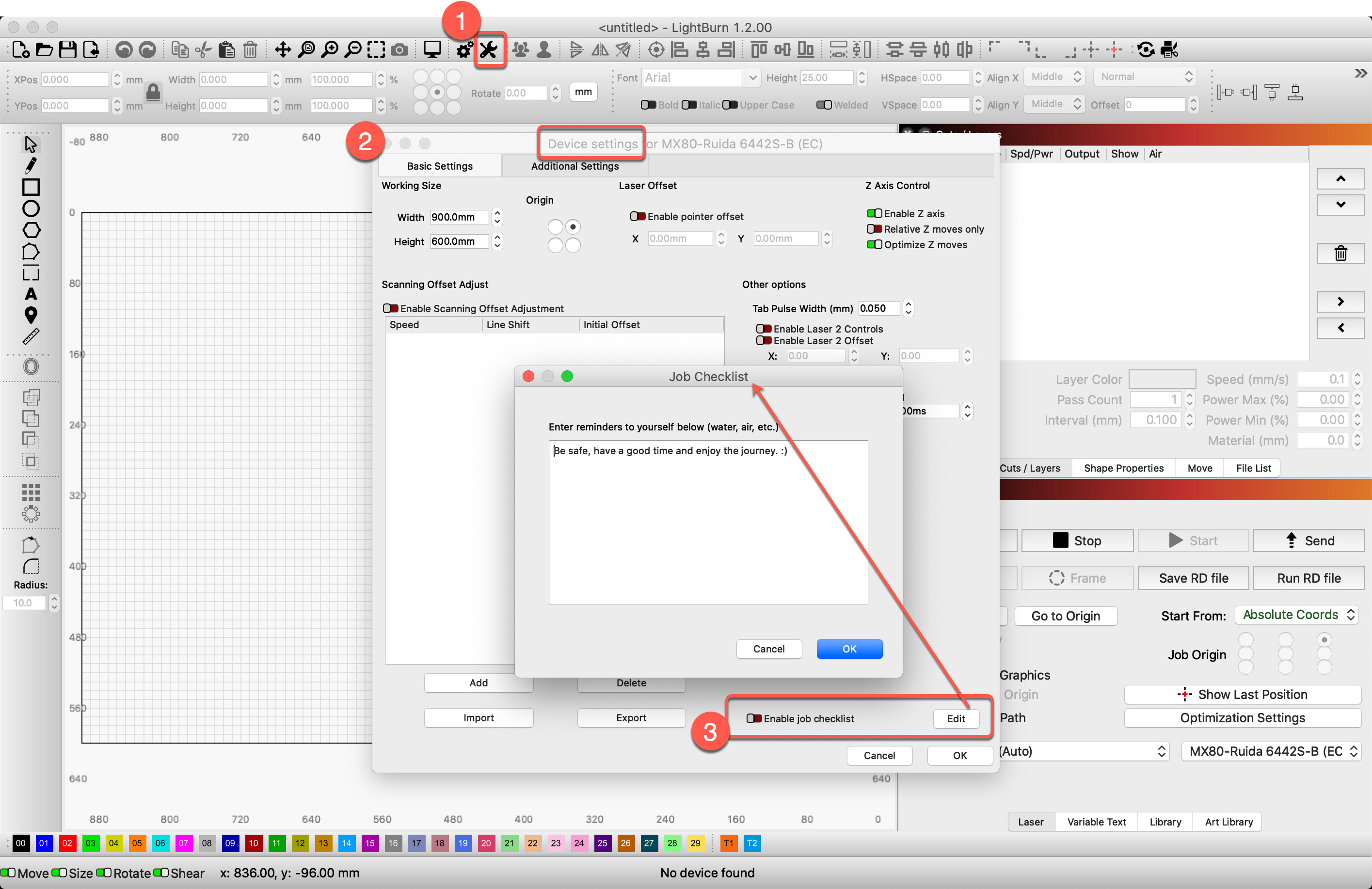 Notes Window not displaying focus on OK or appears greyed out