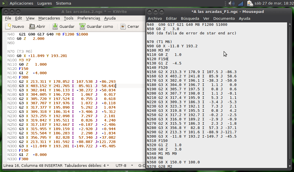 Error message "Radius to end of arc differs....etc etc" Page 2 LinuxCNC