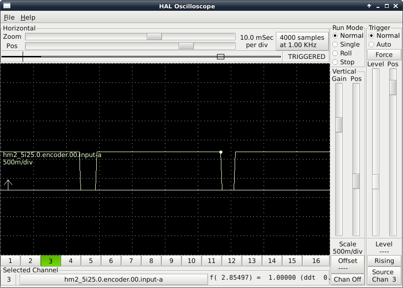 Bouncing spindle RPM display - LinuxCNC