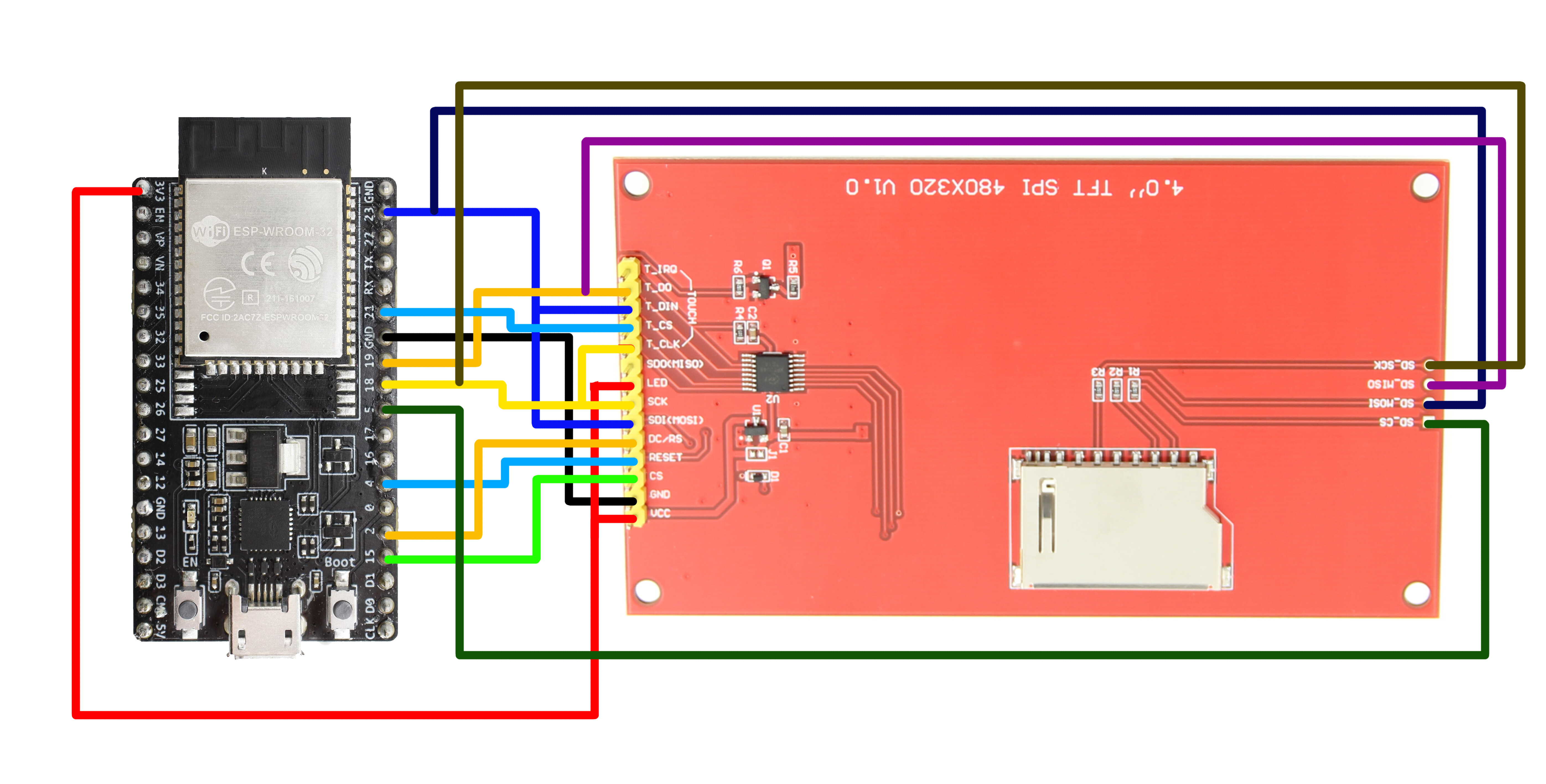 How do I correctly make the SD Card work for image widgets on an ESP32