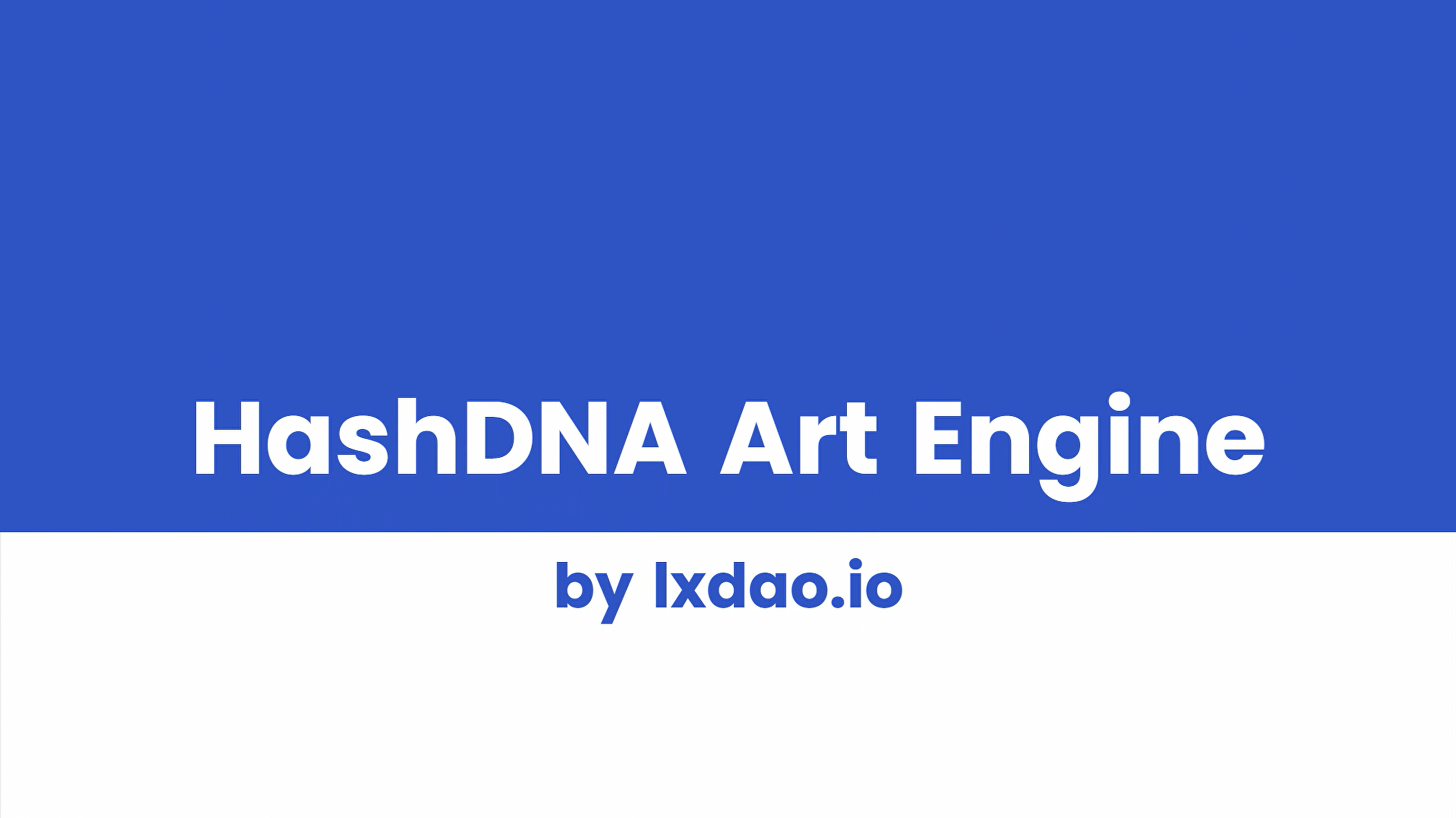 HashDNA Art Engine - A visual 10k NFT generator for artists - General