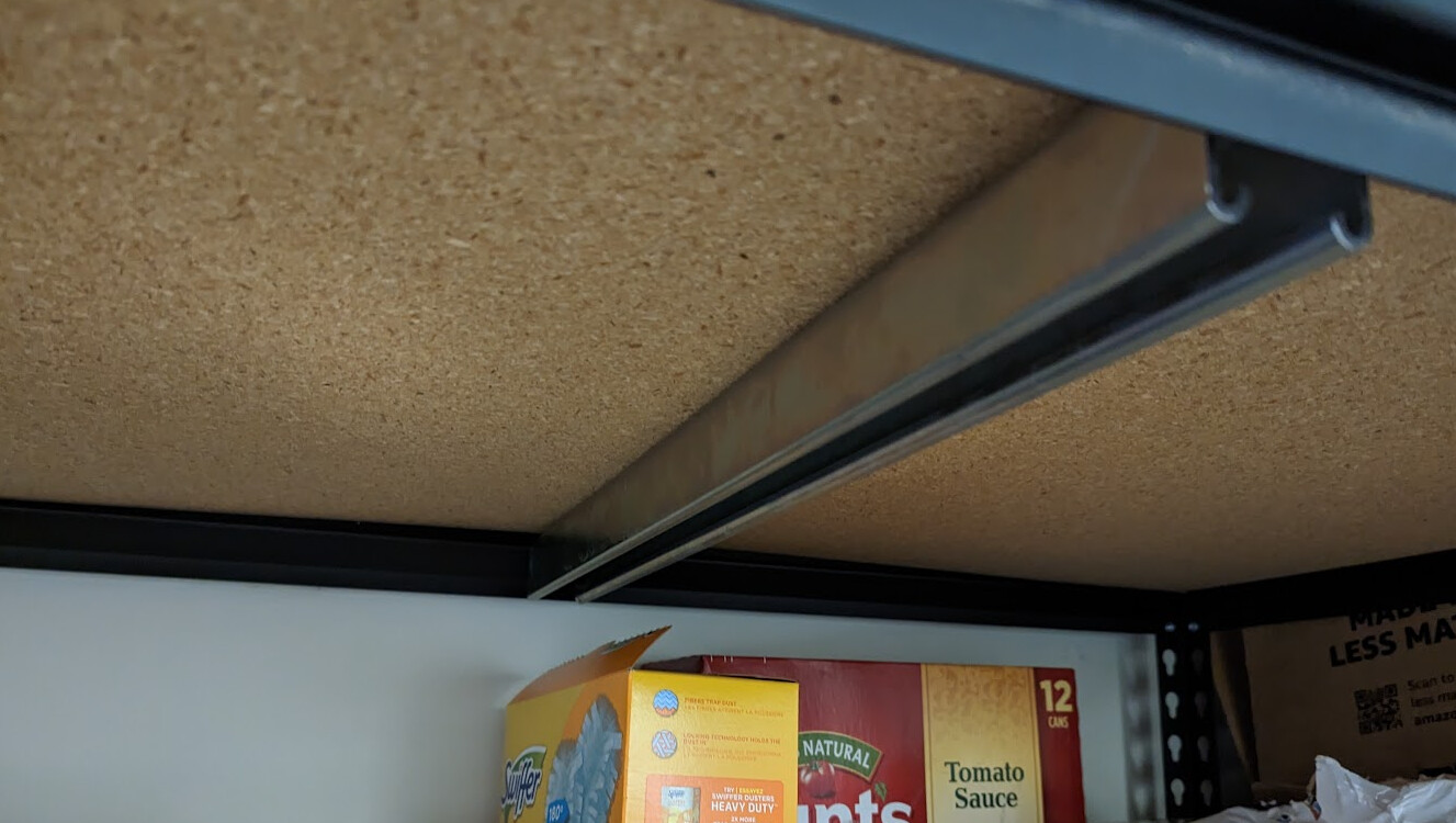 Shelf bracing made from channel strut Community Maker Forums