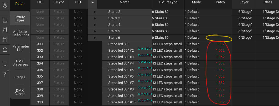 One DMX address to several fixtures - grandMA3 Software - MA Lighting Forum
