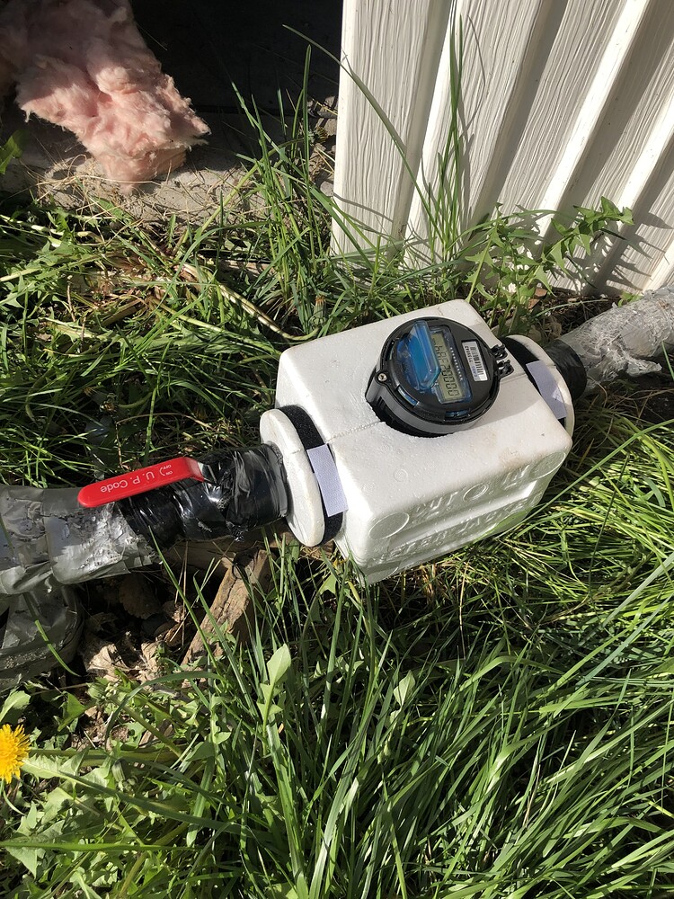 Water Submeter Install Techniques Under or Outside of Skirting