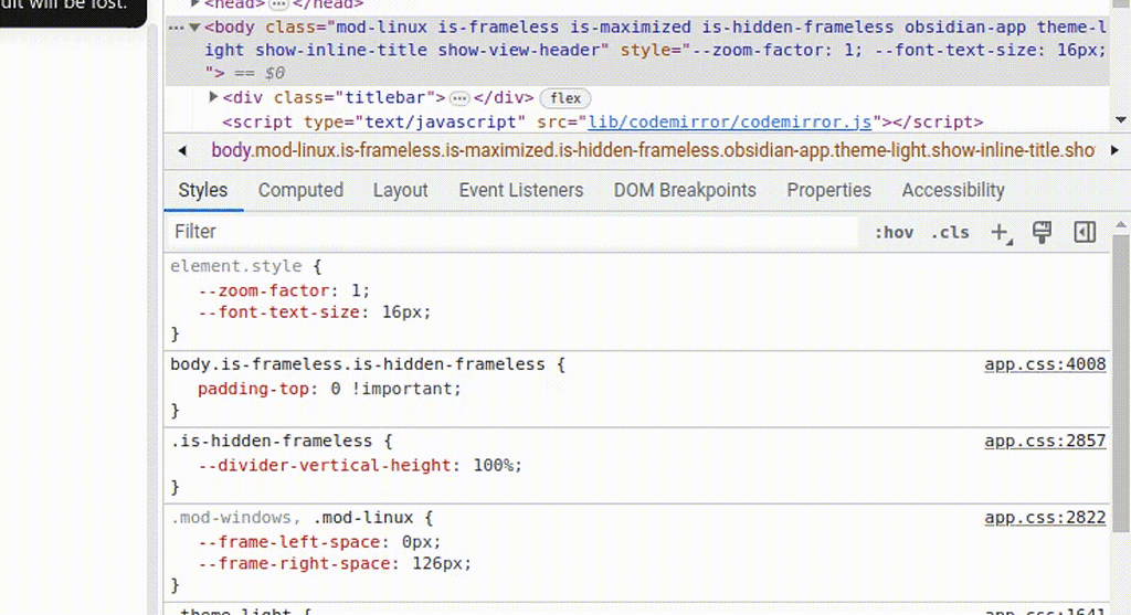 CSS variable `scrollbarbg` does not function Custom CSS & Theme Design Obsidian Forum