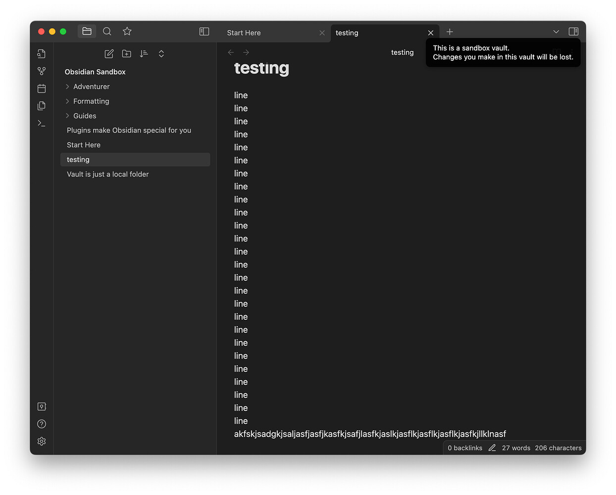 Stop status bar from hiding text while typing, or hide status bar to