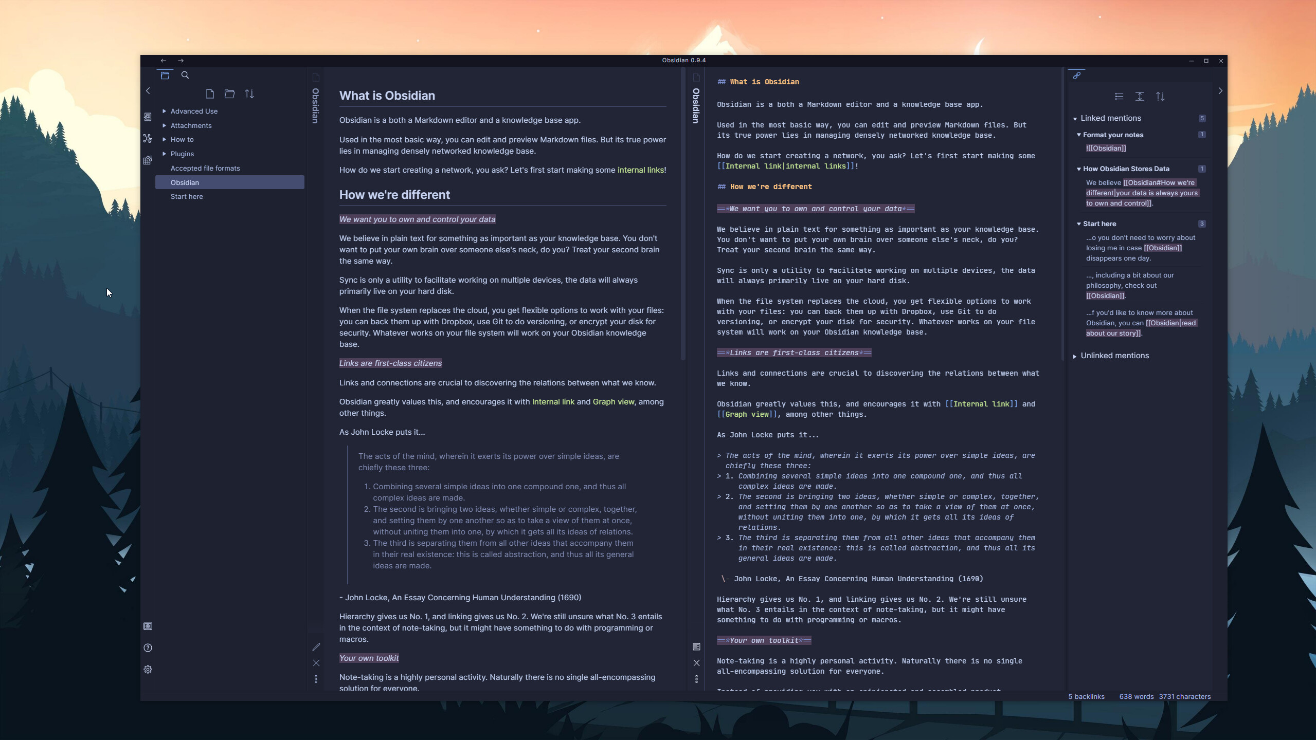 Obsidian Theme of the Year 2020 nomination thread Basement Obsidian