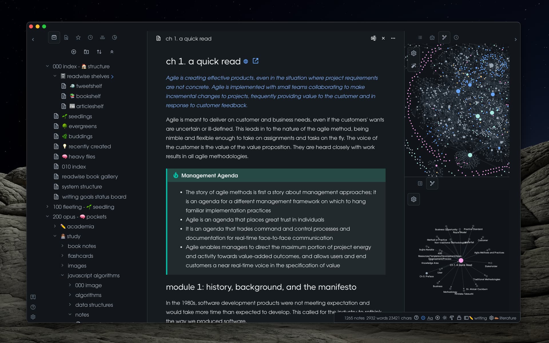 Obsidian Gems of the Year 2021 nomination Themes Basement