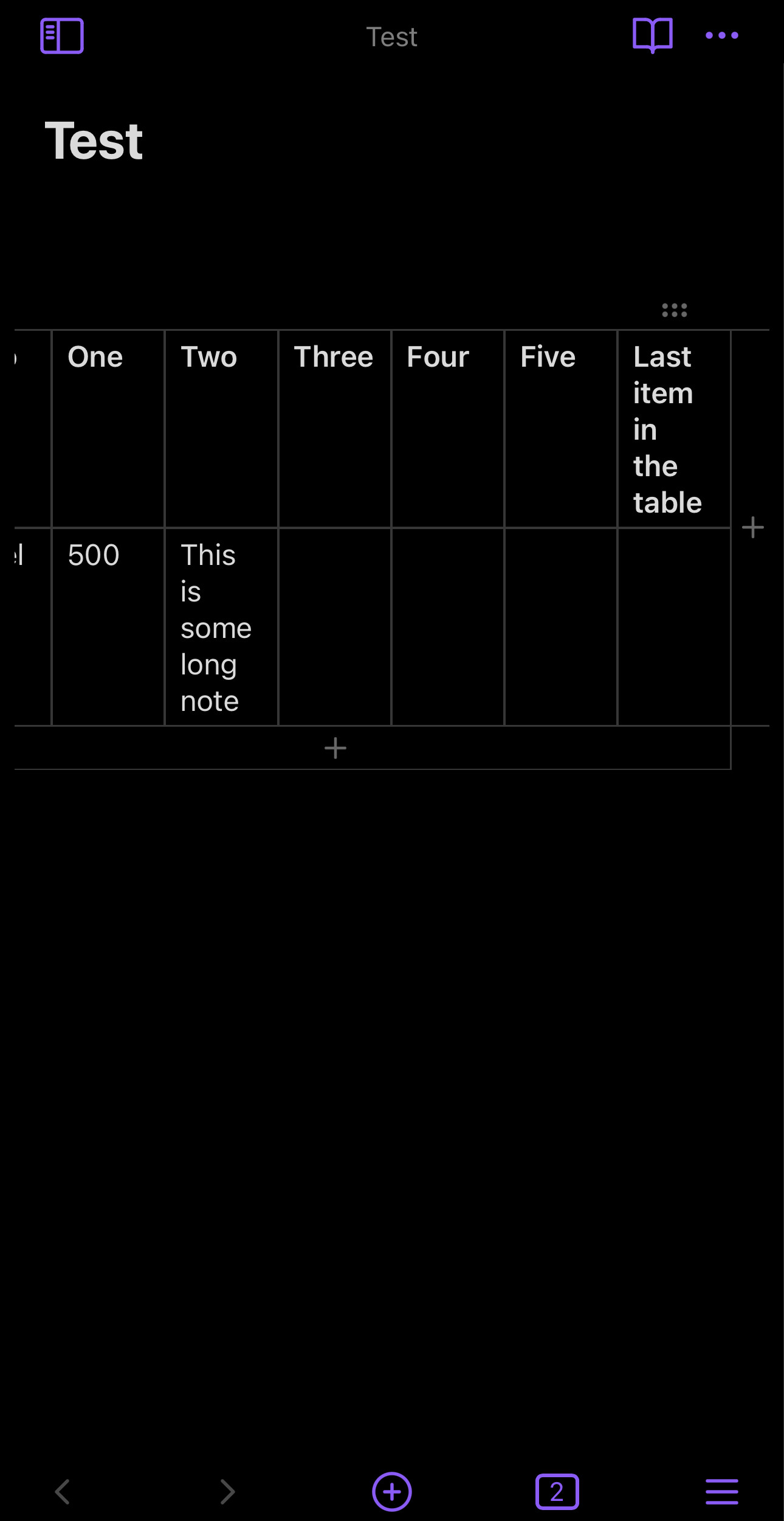Table won’t scroll horizontally with live preview on Bug graveyard