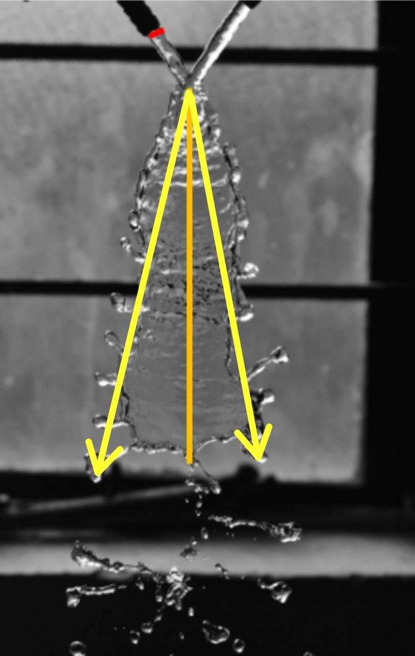 How to detect water edges, and measure length Python OpenCV