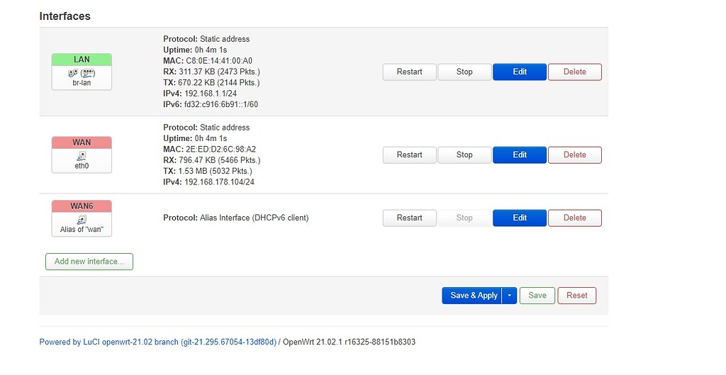 No Connection to Mainrouter with LAN Network and