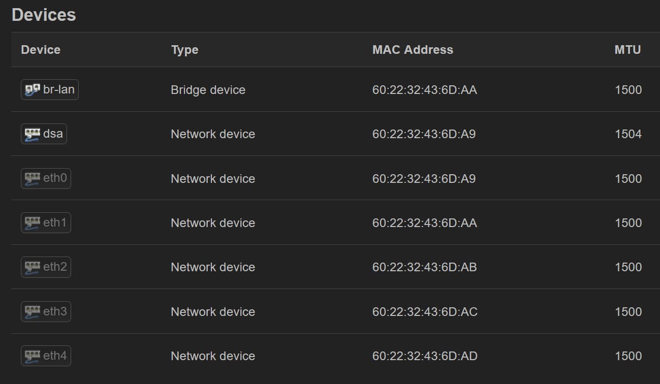 Can't tick "vlan filtering" on Ubiquiti EdgeRouter ERX Network and