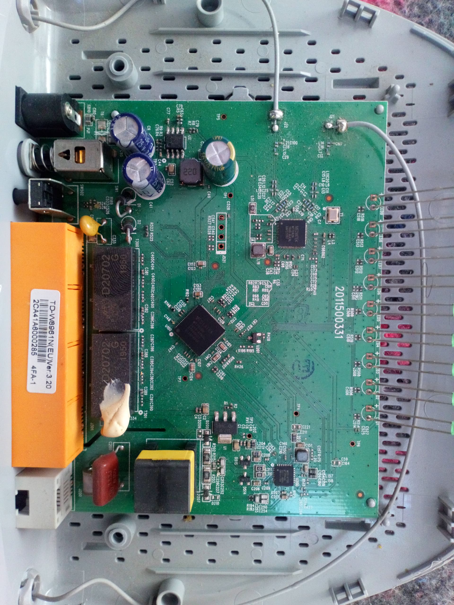 How to fix broken router? (tplink tdw8961n) Hardware Questions and