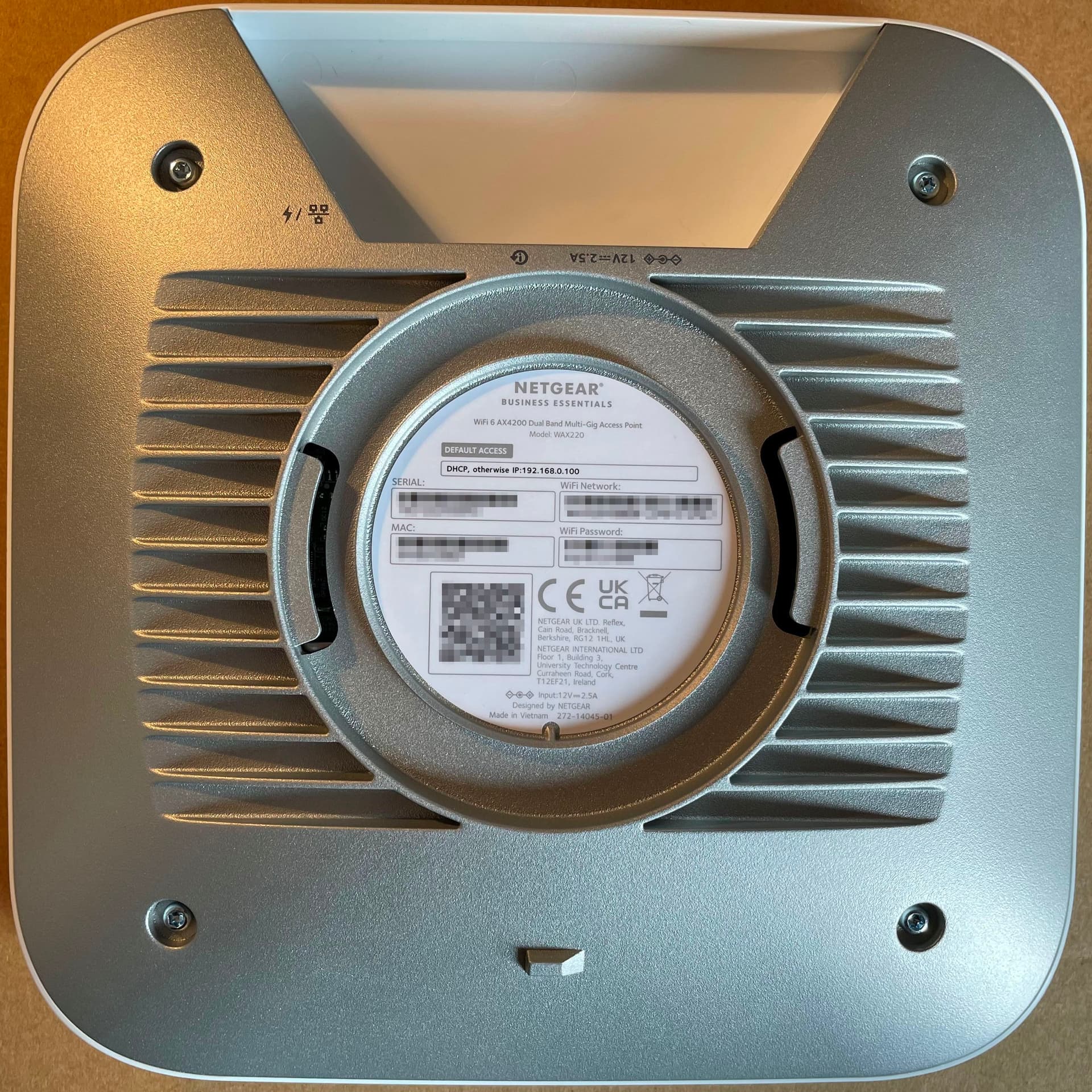 Netgear WAX220 support (almost complete) - Page 2 - For Developers