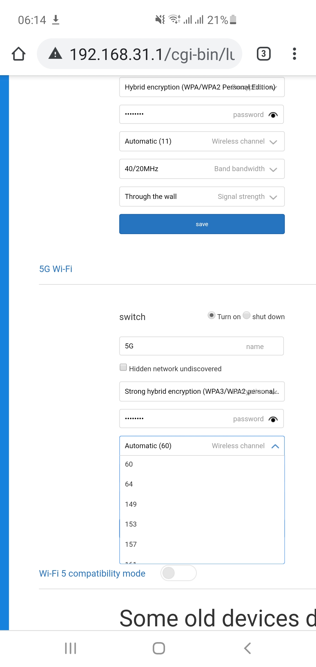 Adding channels 100 to 144 DFS to Mi AX3600 For Developers OpenWrt