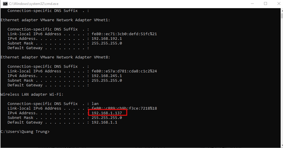 Reserve IP address for my desktop PC Network and Wireless