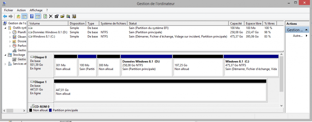 Reclonage HDD sur SSD