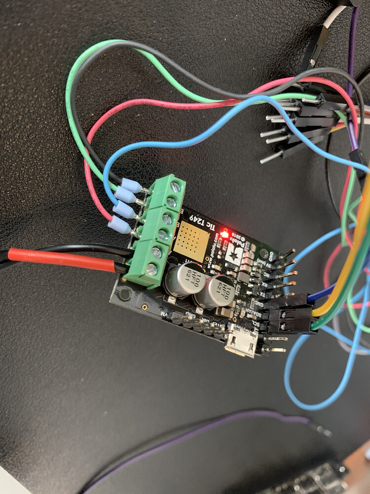 Nvidia Jetson Xavier NX not detecting TIC 249 on I2C Motor