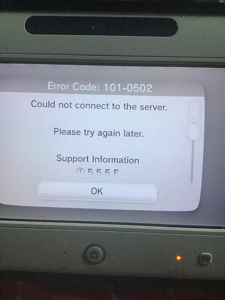 Error code 1010502 when playing any online game Support Pretendo