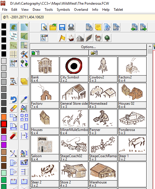 Map of the Old West (the old "Bonanza" map) — ProFantasy Community Forum