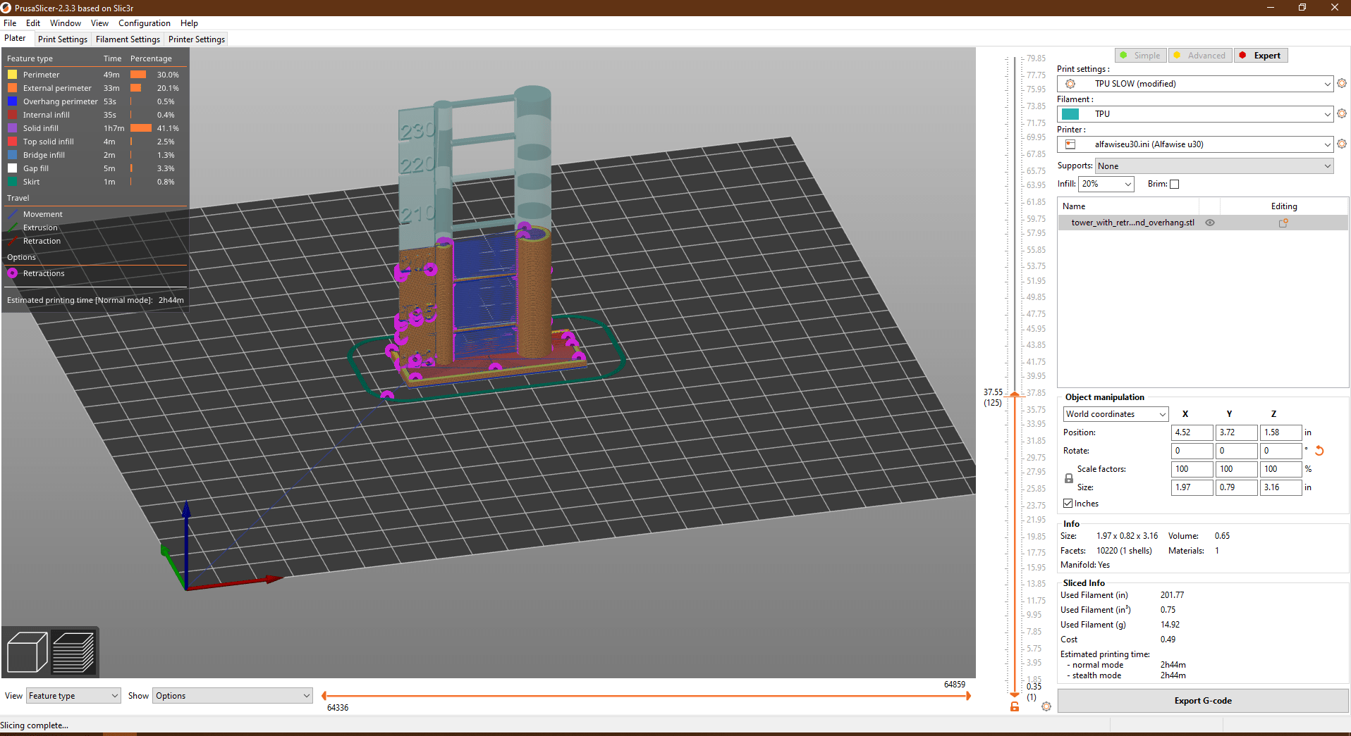 Prusa Slicer 2.3.3 How to add custom gcode at layer? PrusaSlicer