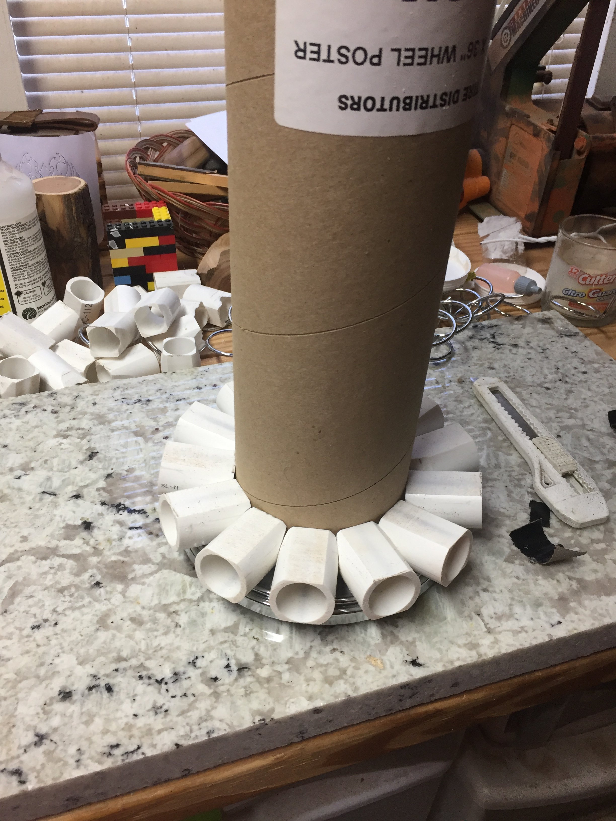 Custom Lazy Susan Paint Rack Speed / Army / Tabletop Techniques