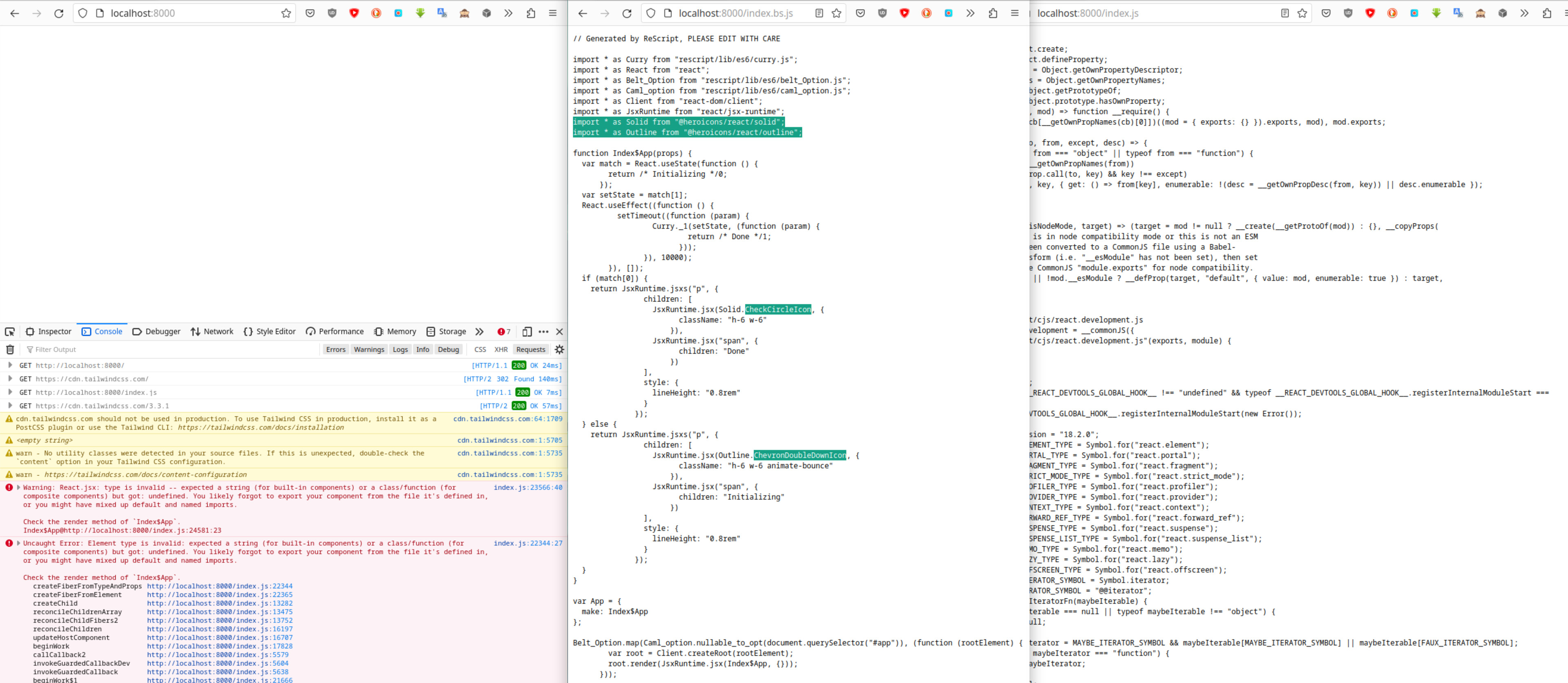 Bindings to Heroicons react not working react ReScript Forum