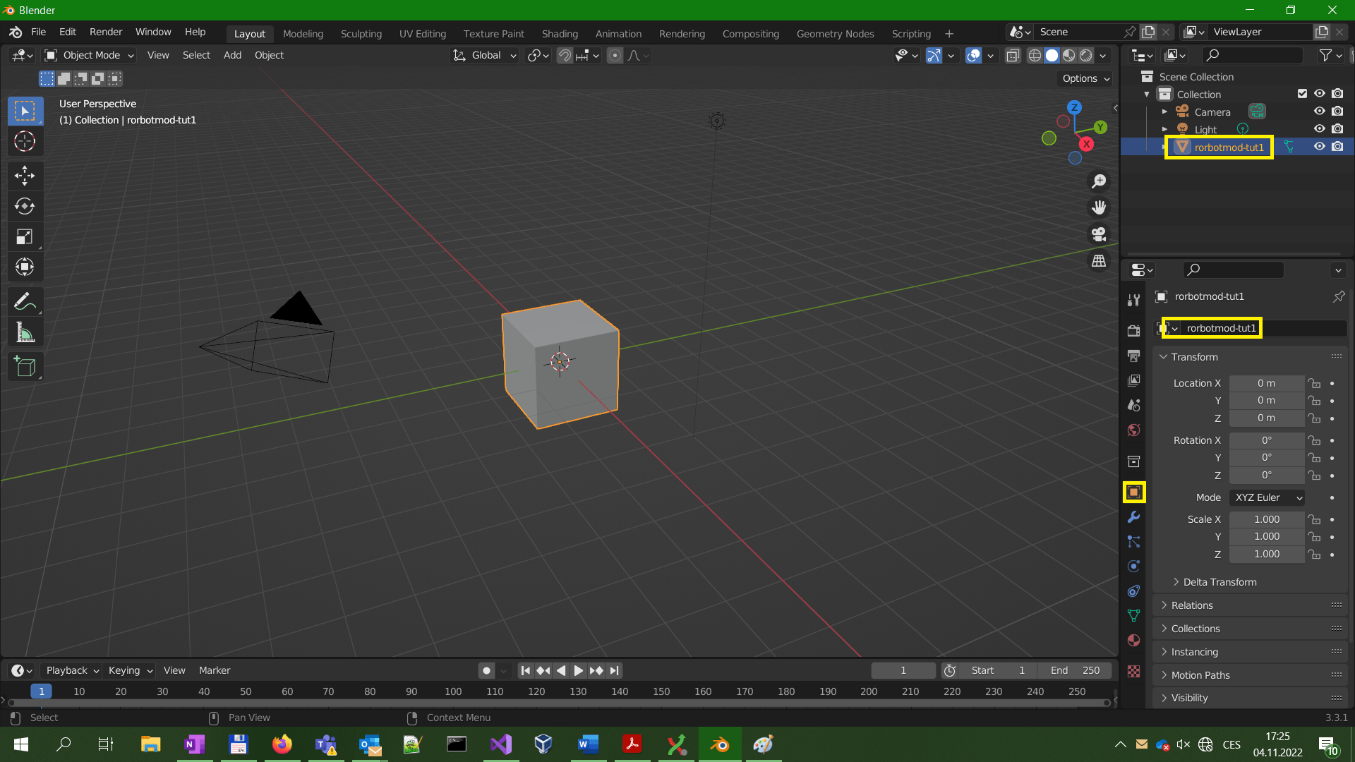 Beginner tutorial Character (rorbot) mod from scratch, in Blender