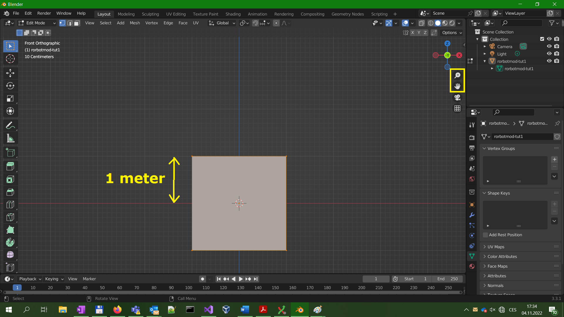 Beginner tutorial Character (rorbot) mod from scratch, in Blender