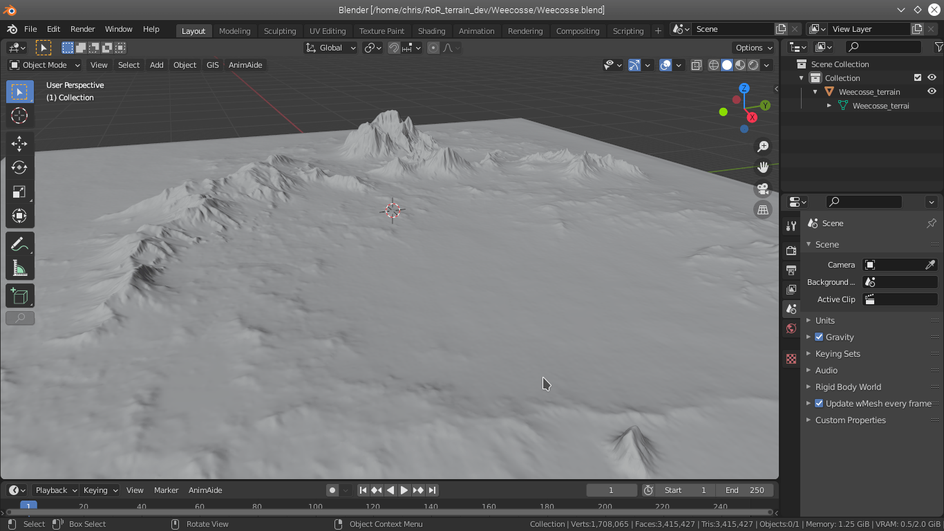 Released Tutorial How to export height map from Blender to RoR