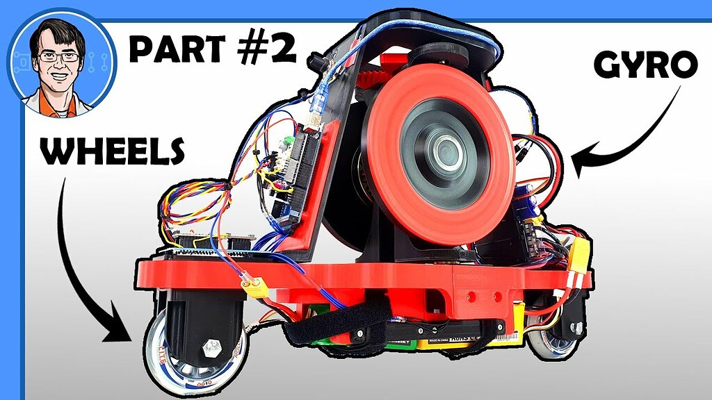 Balancing on Inline Wheels with Gyroscopes (& Dynamixel!) Showcase
