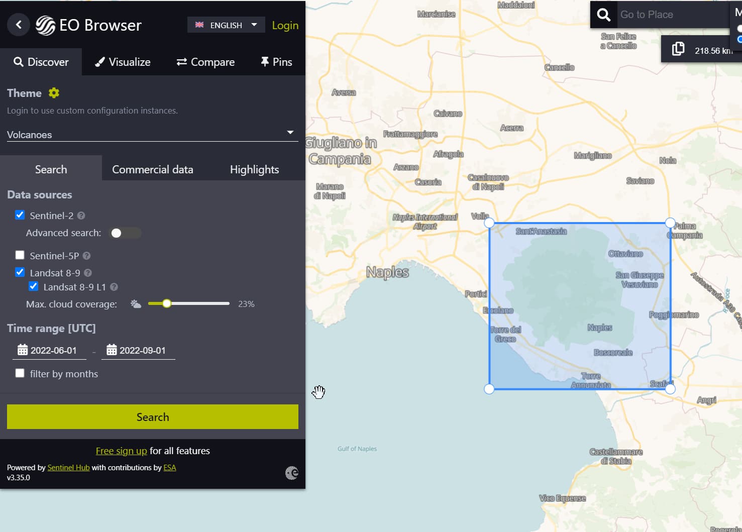 Setting up true colour with IR highlight composites on volcanoes Apps
