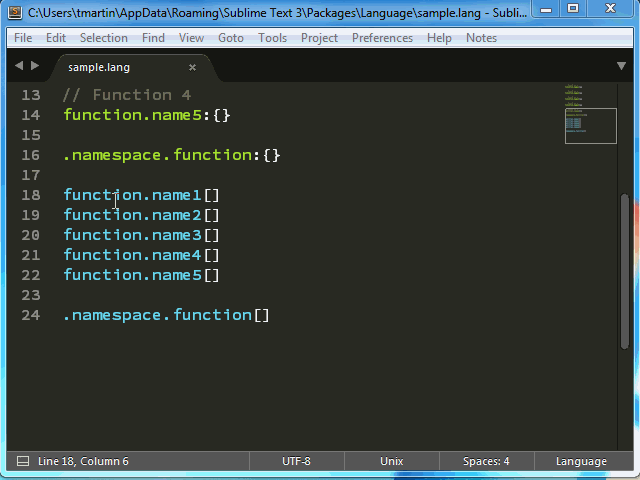 Problem with GoTo defintion Plugin Development Sublime Forum