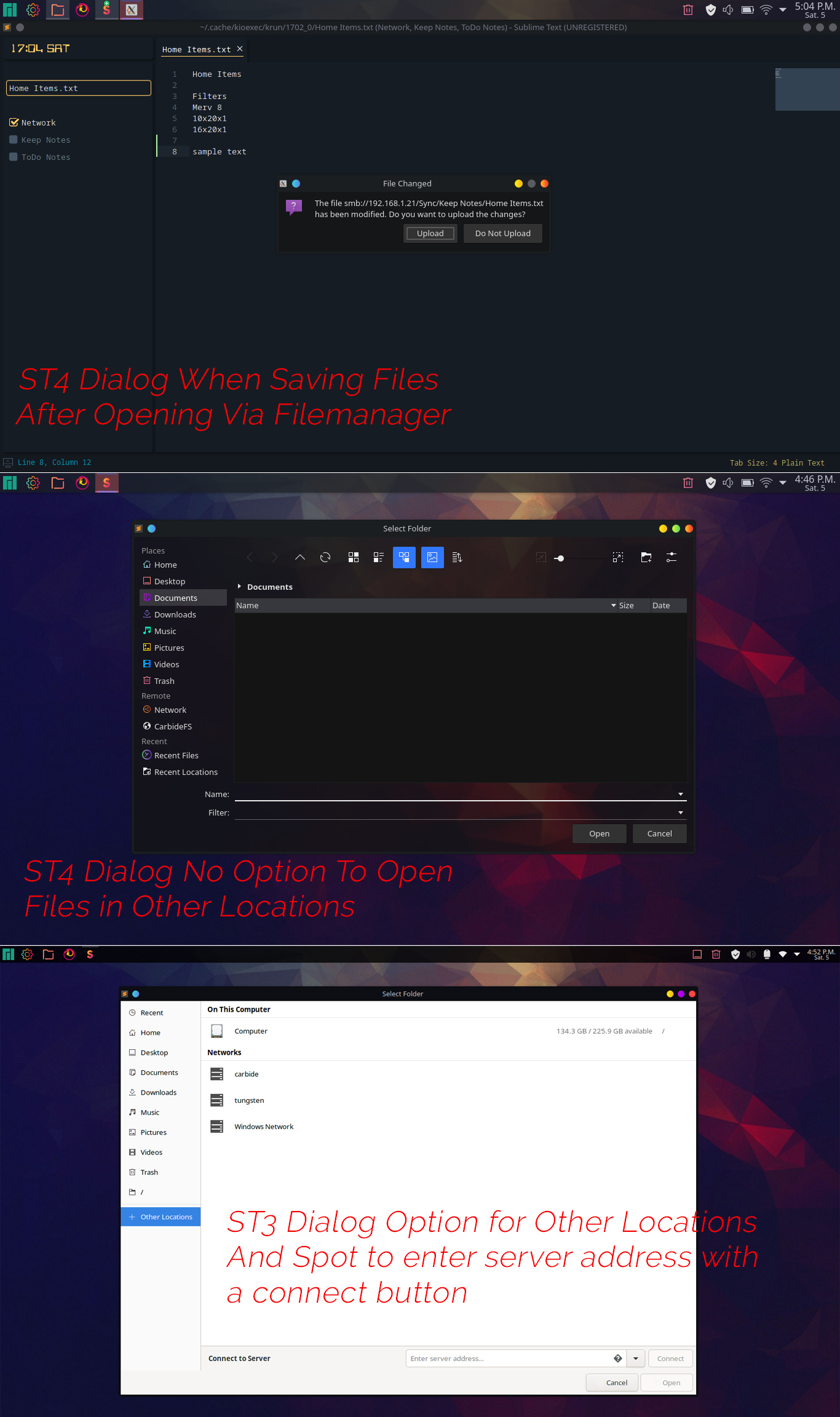 Sublime Text 4 Network Folders Linux Technical Support Sublime Forum
