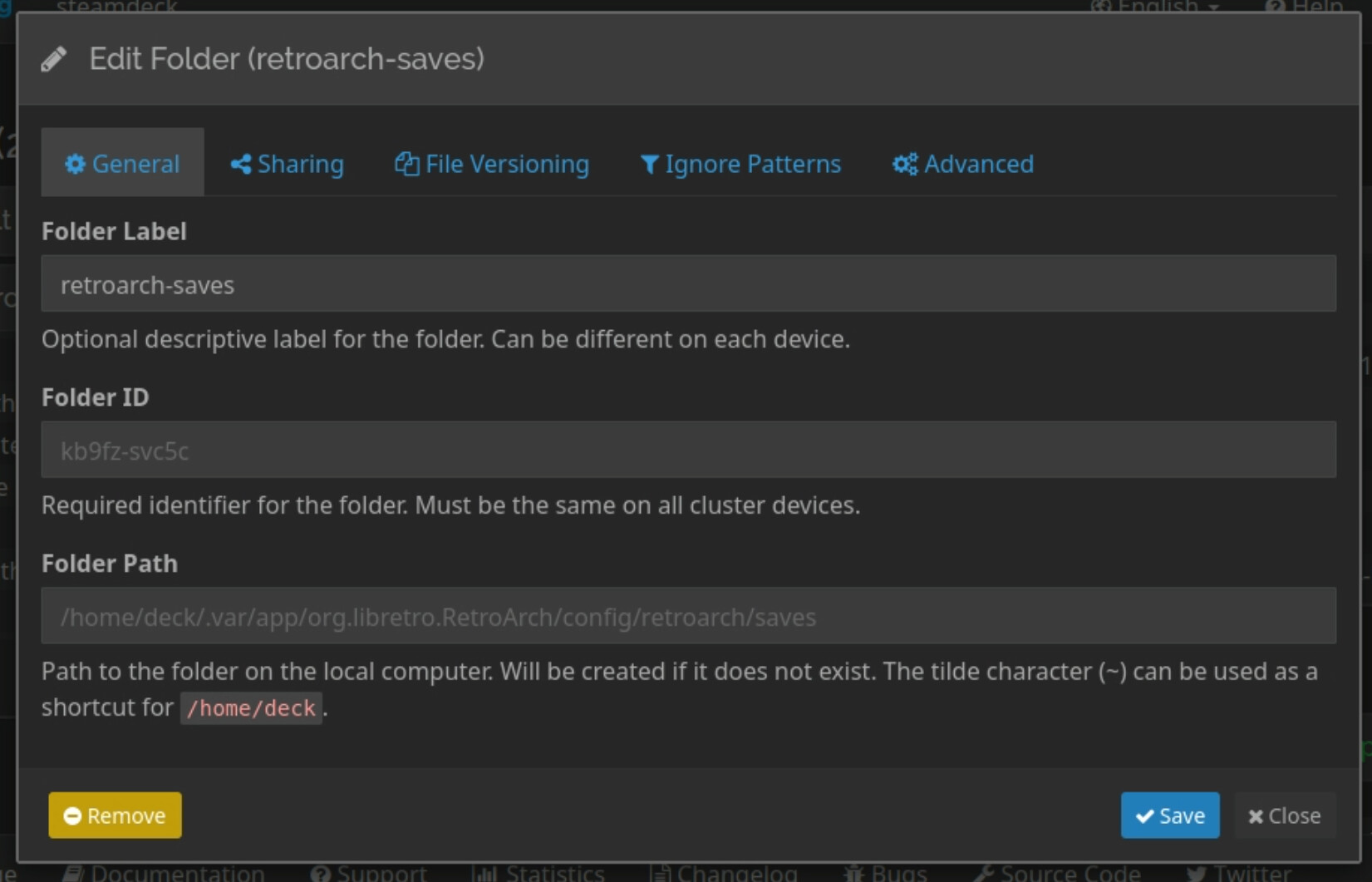 Can't find files in a folder Support Syncthing Community Forum
