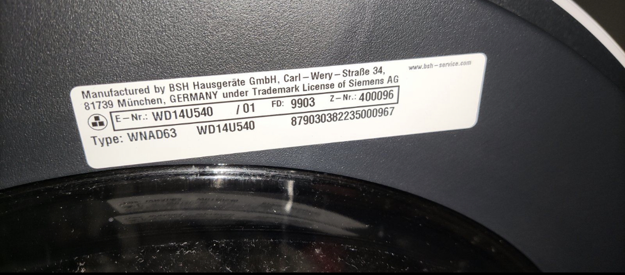 Waschtrockner Siemens iq500 Motor dreht nicht - Hausgeräteforum - Team Hack