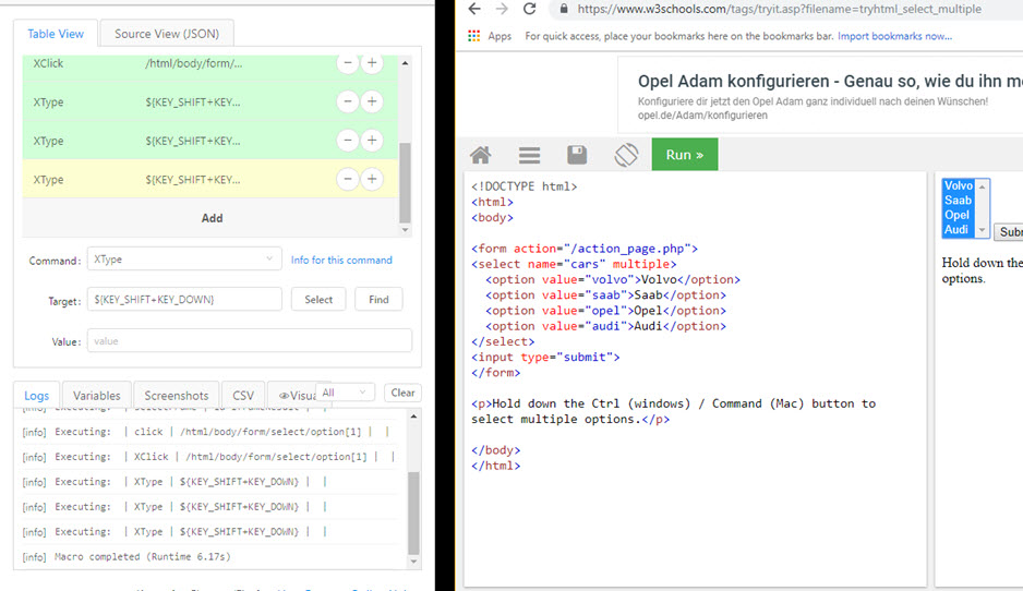 Key modifiers with sendKeys UI.Vision RPA User forum for UI.Vision