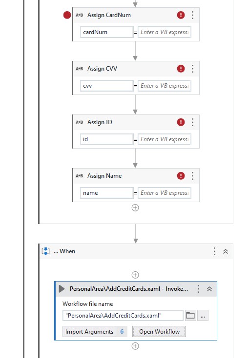 What value to insert assign in test data test case Studio UiPath