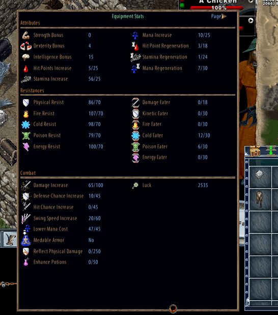 macer luck suit Ultima Online Forums