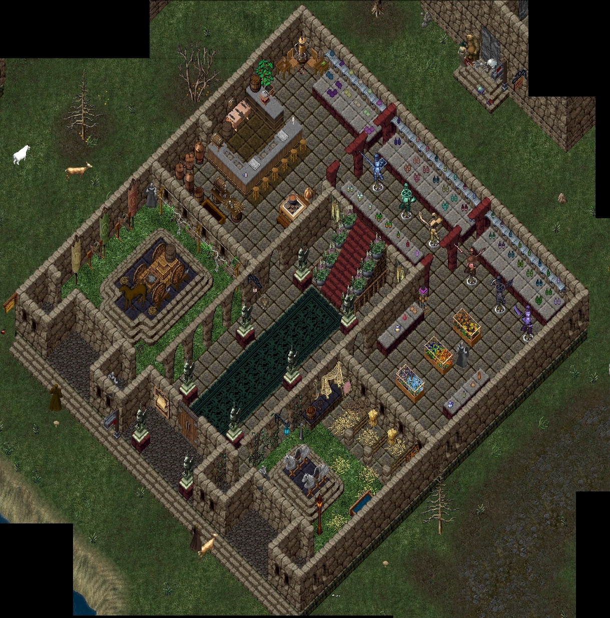 The Spires Design Gryphonwood Castle on Siege Perilous Ultima